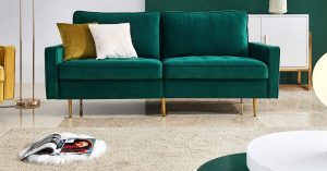 green-velvet-sofa