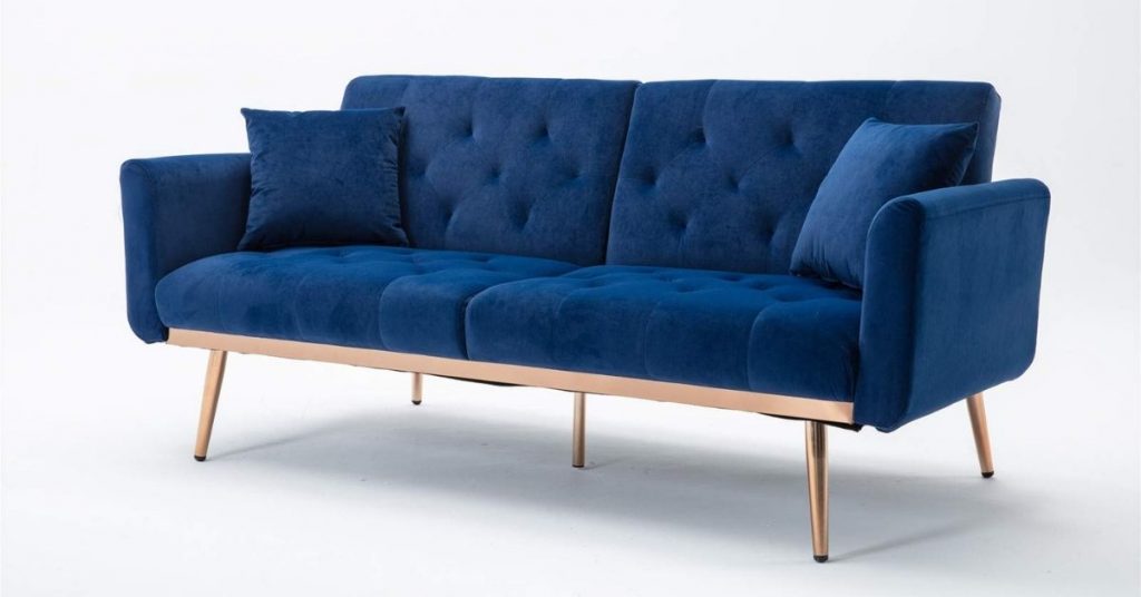 best-deep-blue-velvet-couch