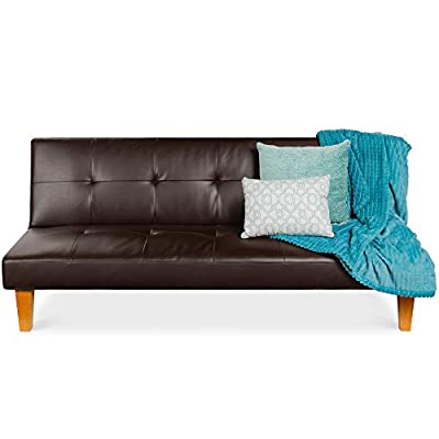 best-comfortable-armless-leather-couch
